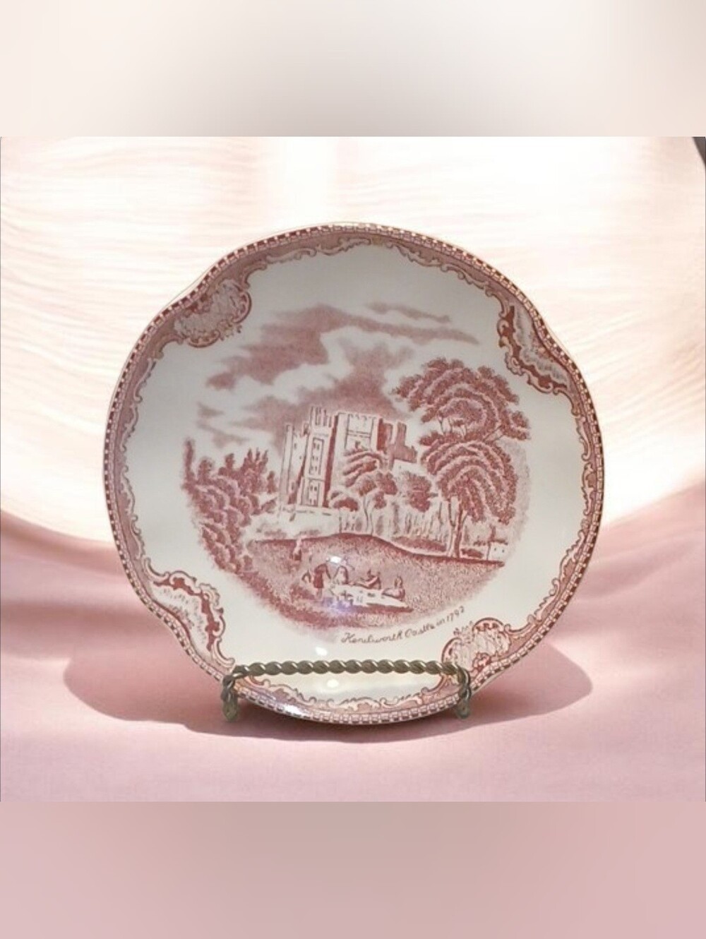 Johnson Brothers Saucer Old Britain Castles Pink